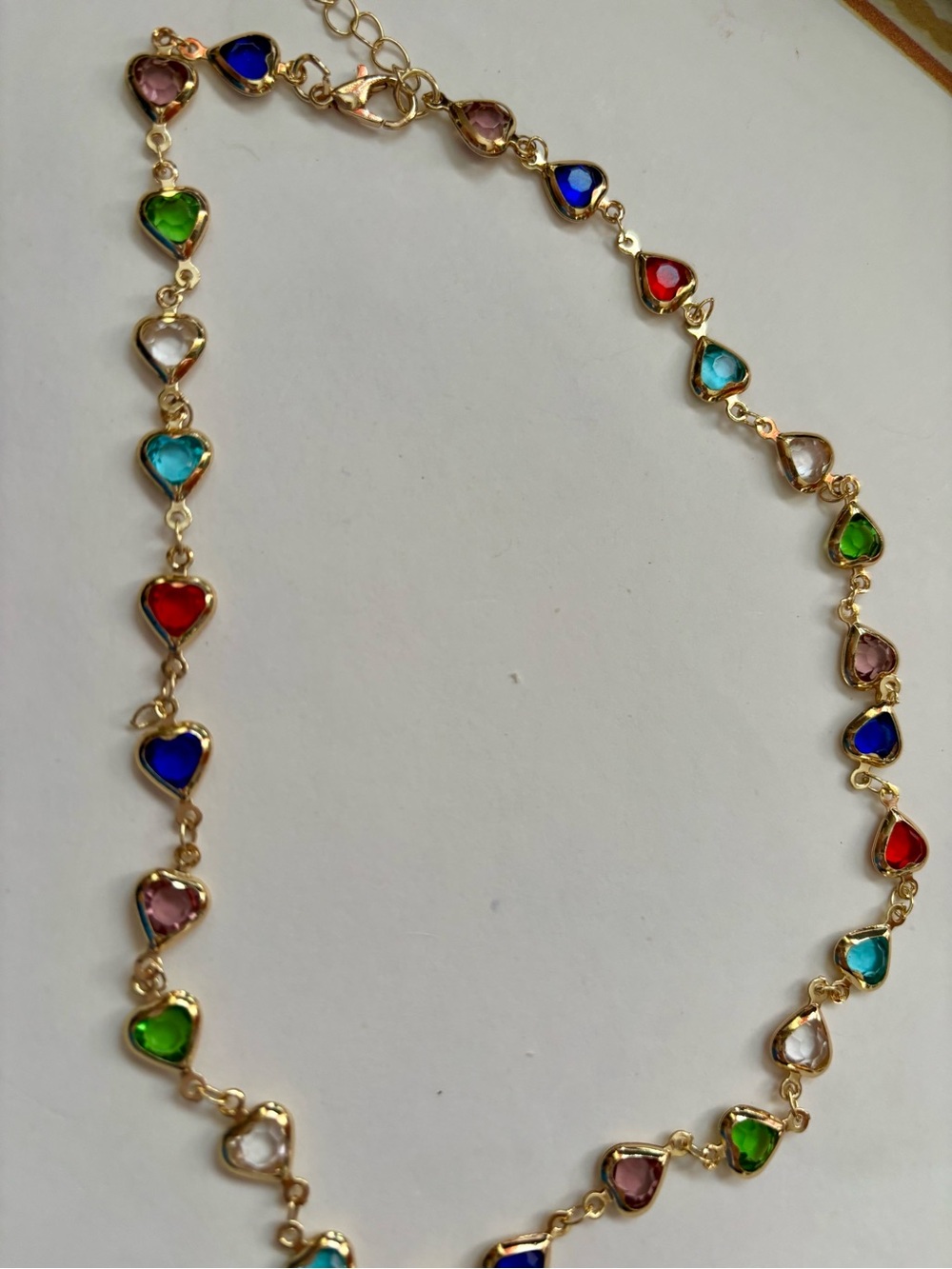 Multicolor HeartNecklace -